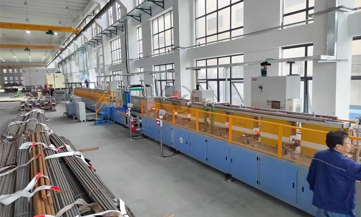 steel bar quenching and tempering production line