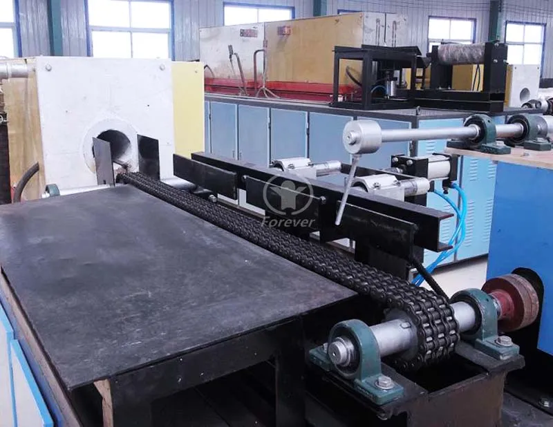 Threaded steel bar heating equipment