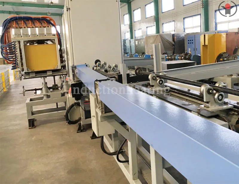 Sucker rod induction hardening and tempering furnace