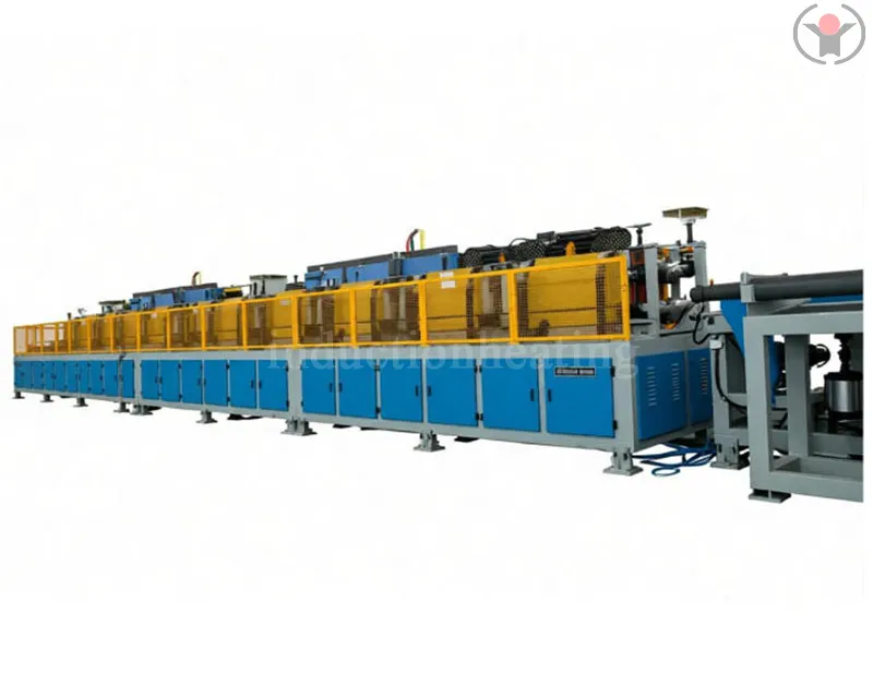 Skew rolling steel ball production line