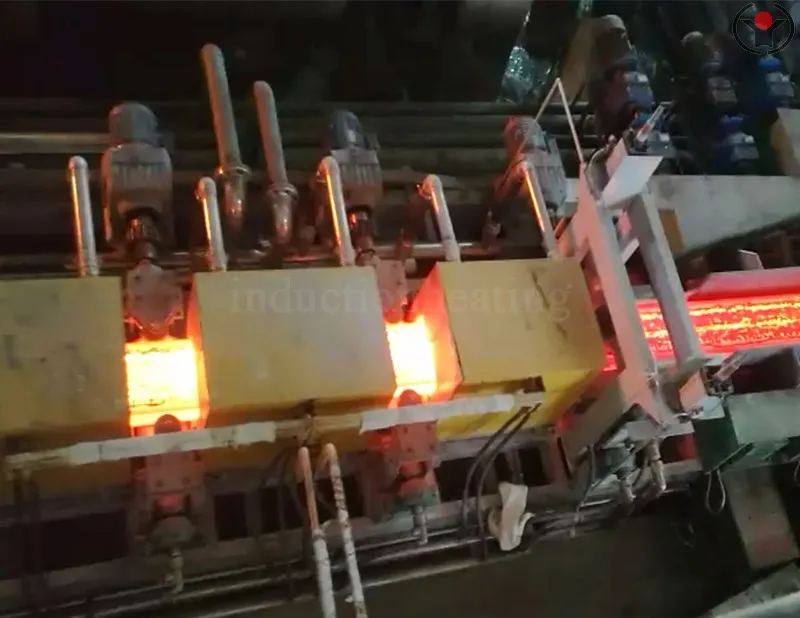 steel billet induction heating line