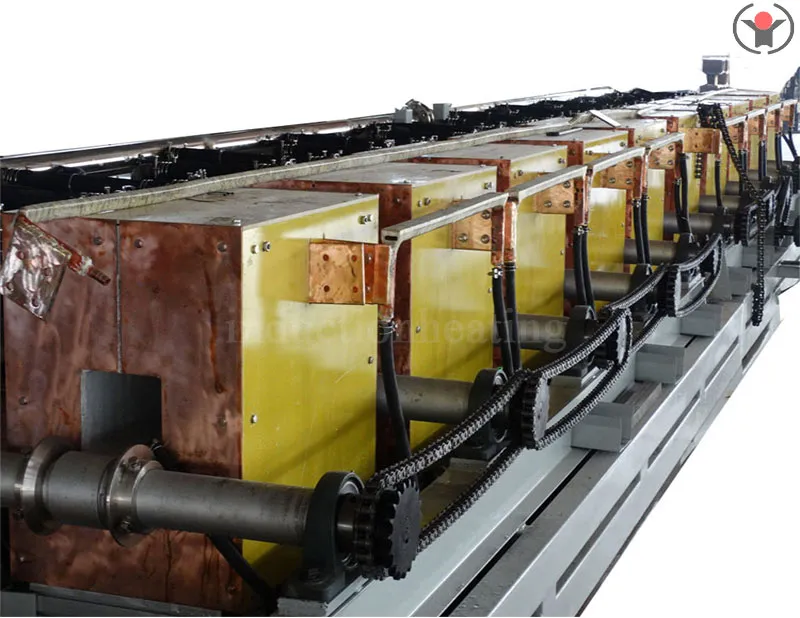 Steel billet induction preheating furnace