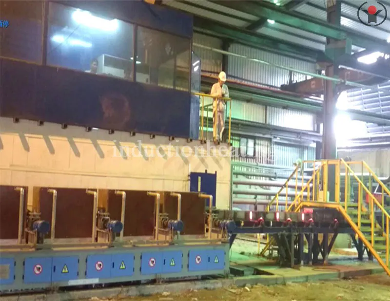 Large billet induction heating machine