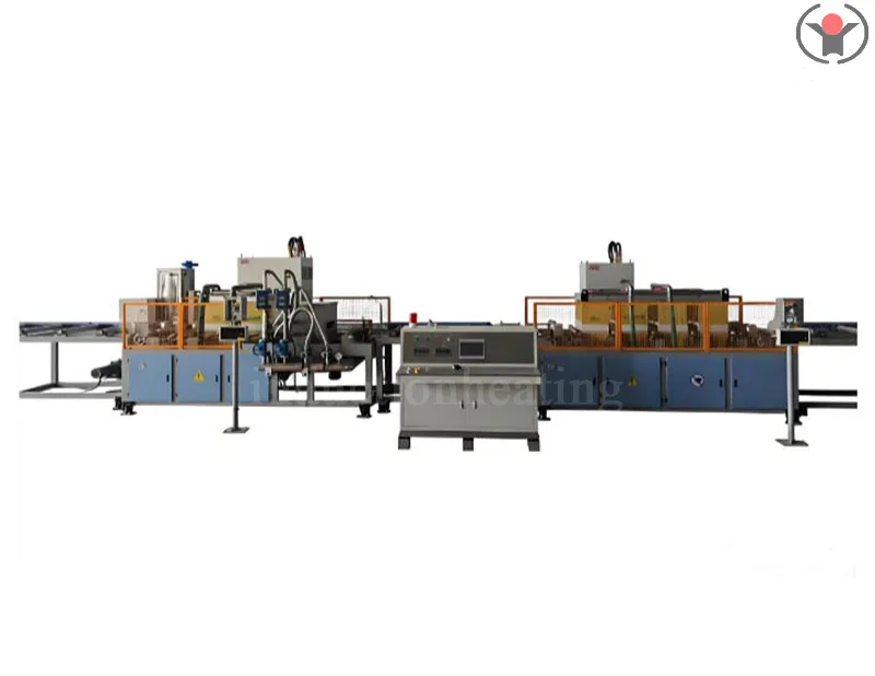 Round bar induction heat treatment production line