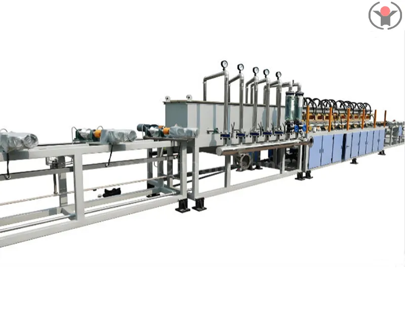 Thread rod induction hardening and tempering furnace