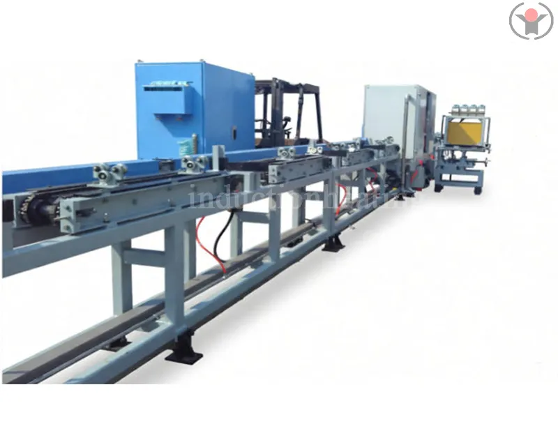 Sucker rod induction heat treatment machine