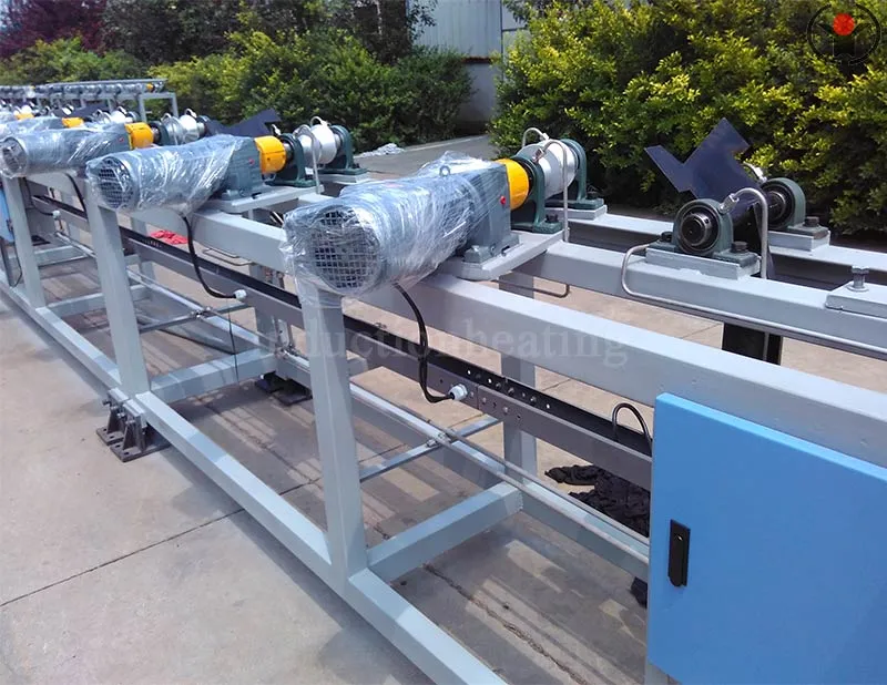 Deformed bar induction heat treatment furnace