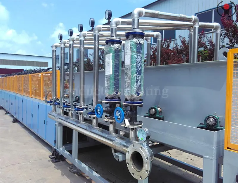 Deformed bar induction heat treatment line supplier