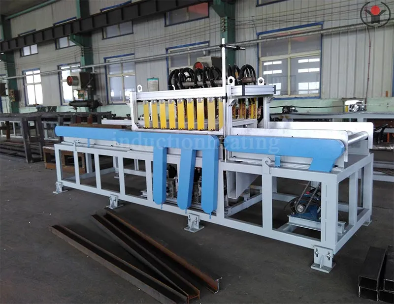 Knife blade plate induction hardening equipment