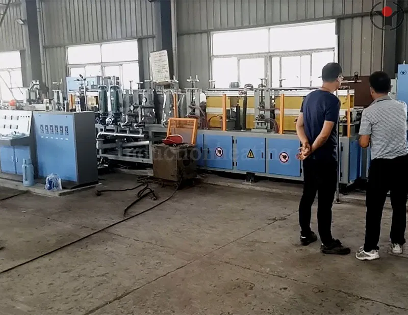 Plate induction hardening heat treatment system