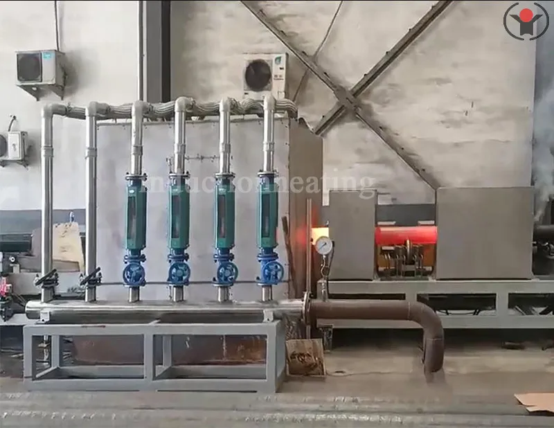 Stainless steel pipe induction quenching furnace