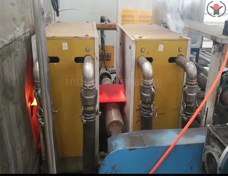 Steel plate induction heat treatment equipment