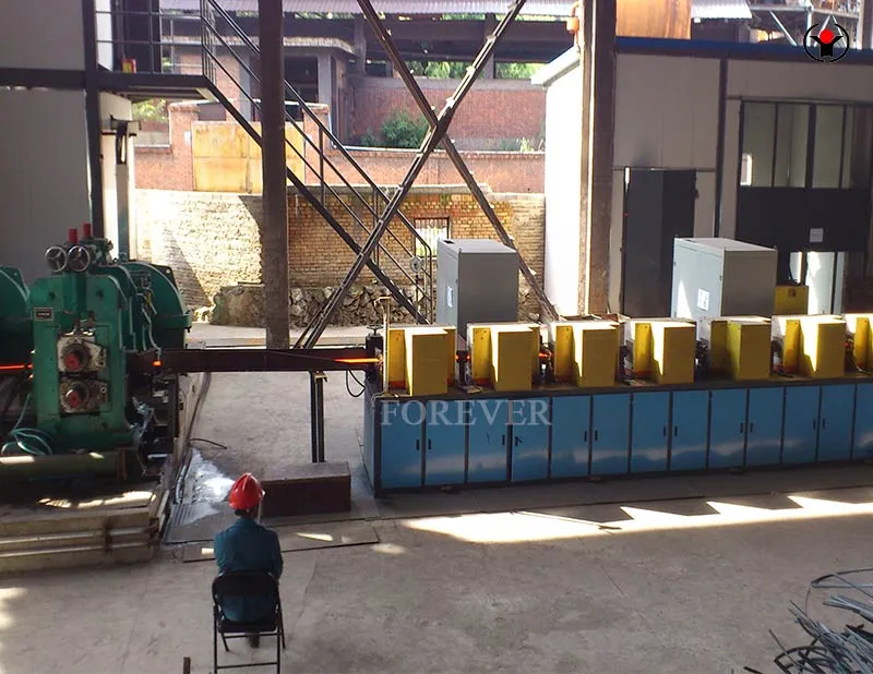 Application of rebar hot rolling induction heating furnace