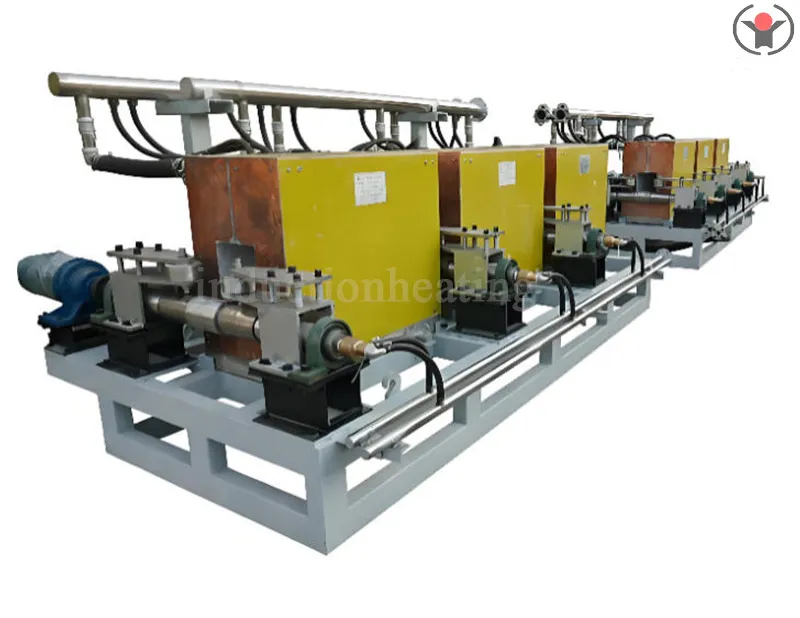 induction reheating furnace for rolling steel billets