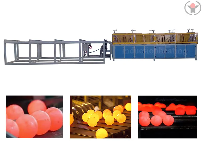 Steel ball rolling preheating equipment