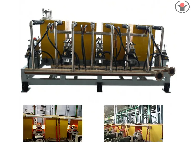 Continuous casting billet heating and reheating equipment