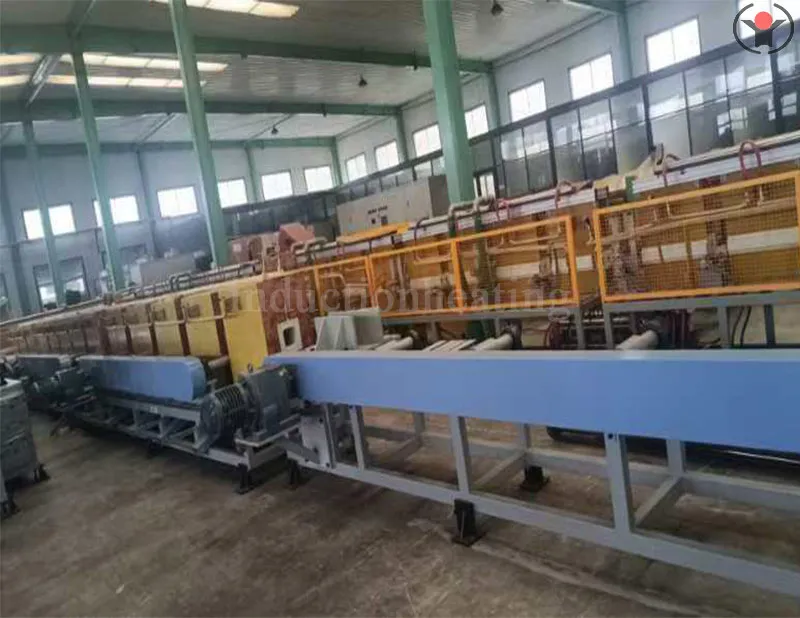 Steel billet continuous casting and rolling heating furnace