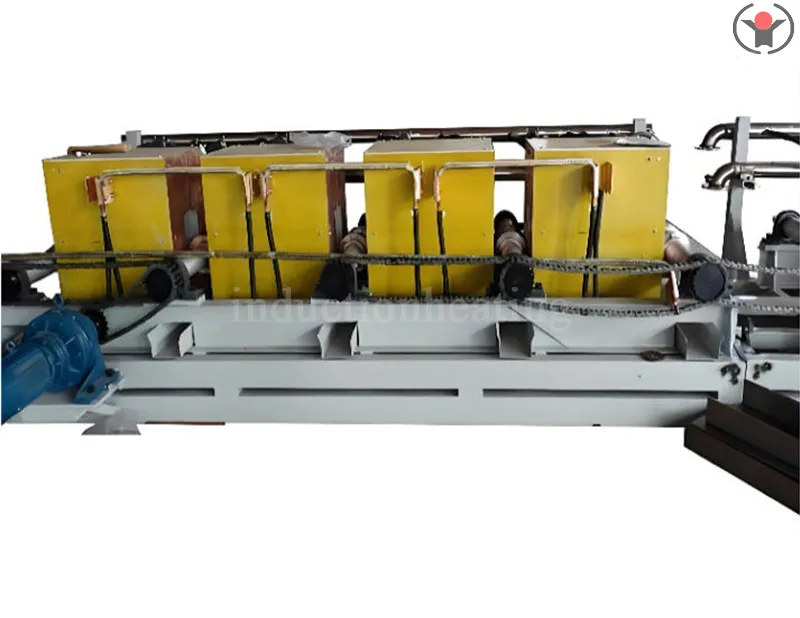 Steel plate induction heating system