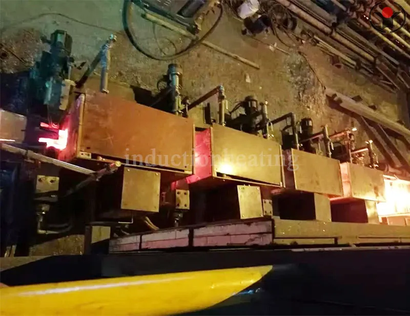 Plate heating production line