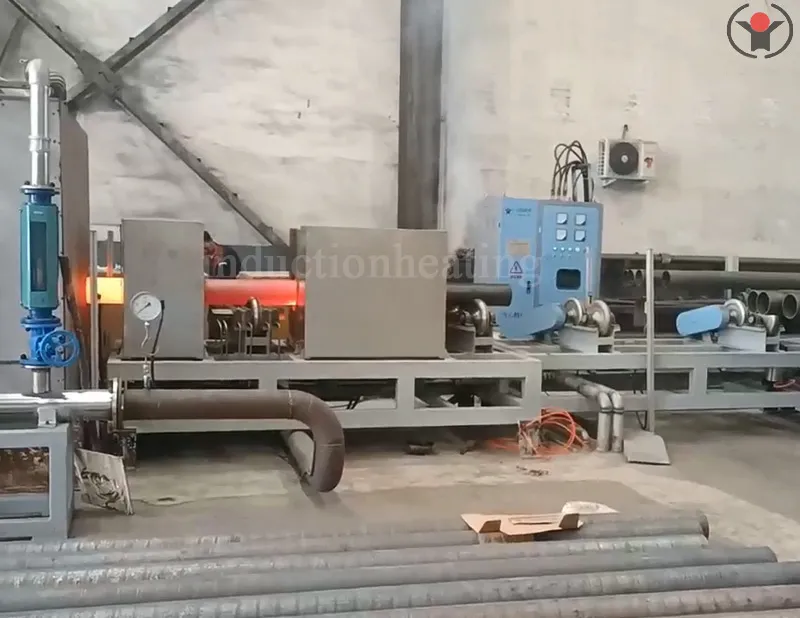 Square tube quenching production line