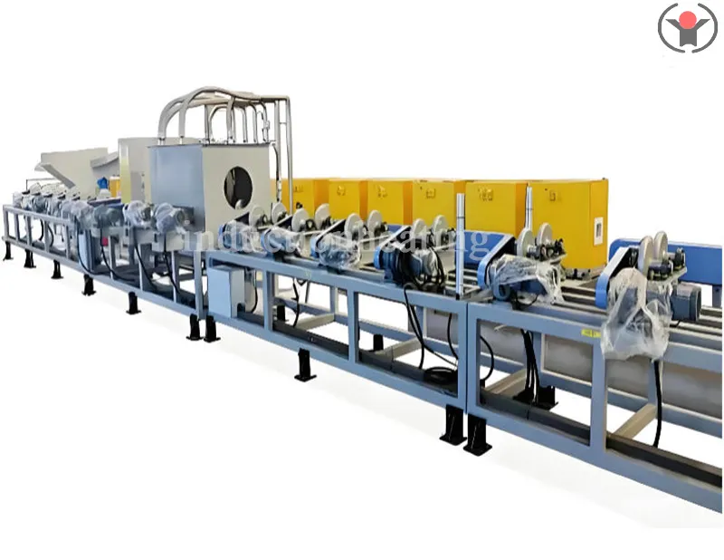 Square tube quenching production line