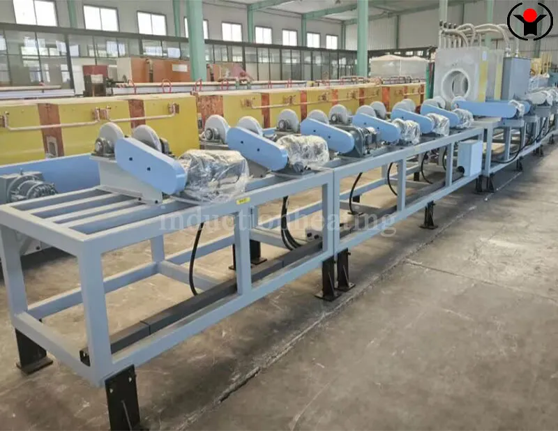 Square tube quenching production line