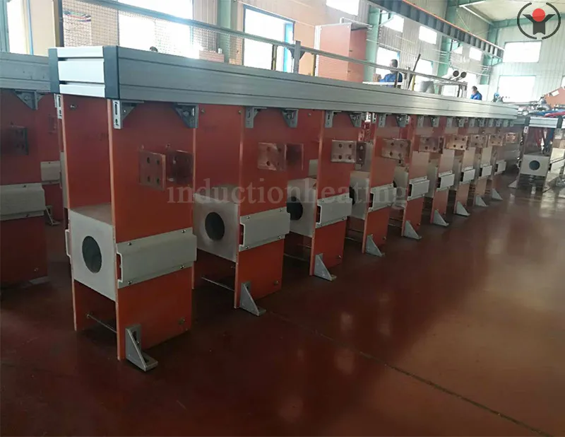 Steel tube induction heating electric furnace