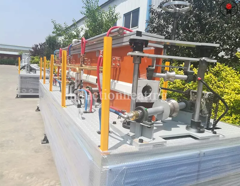 Thick walled steel pipe induction heating quenching furnace