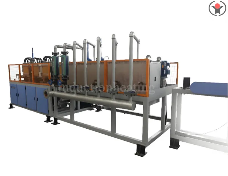 Thick walled steel pipe induction heating quenching furnace