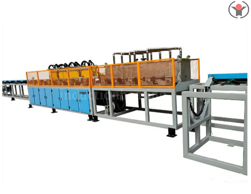 Steel pipe heat treatment production line