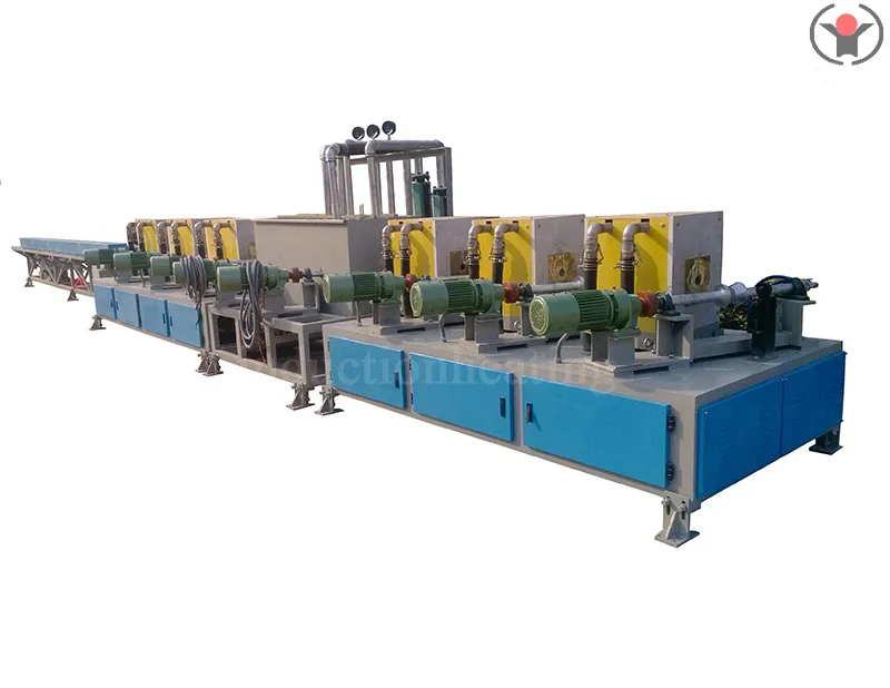 Steel bar heat treatment and quenching production line