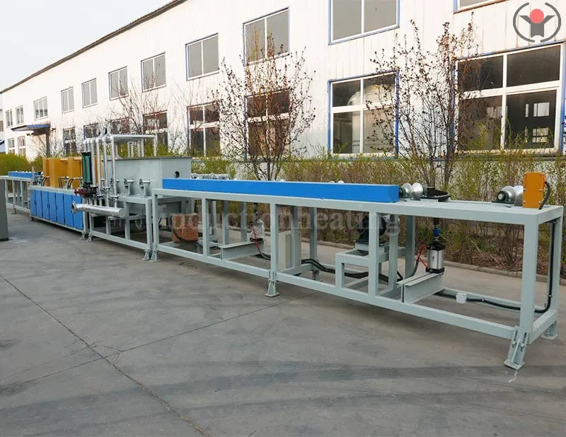 Steel rod induction hardening production line