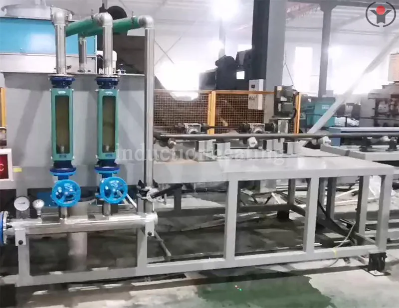 Steel bar surface quenching production line
