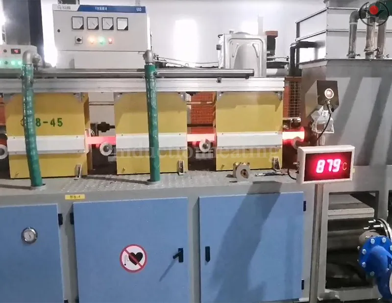 Hot rolling heating furnace for rod and wire