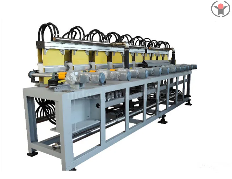Hot rolling heating equipment for threaded steel bars