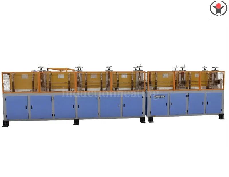 Induction heating quenching furnace for steel bars