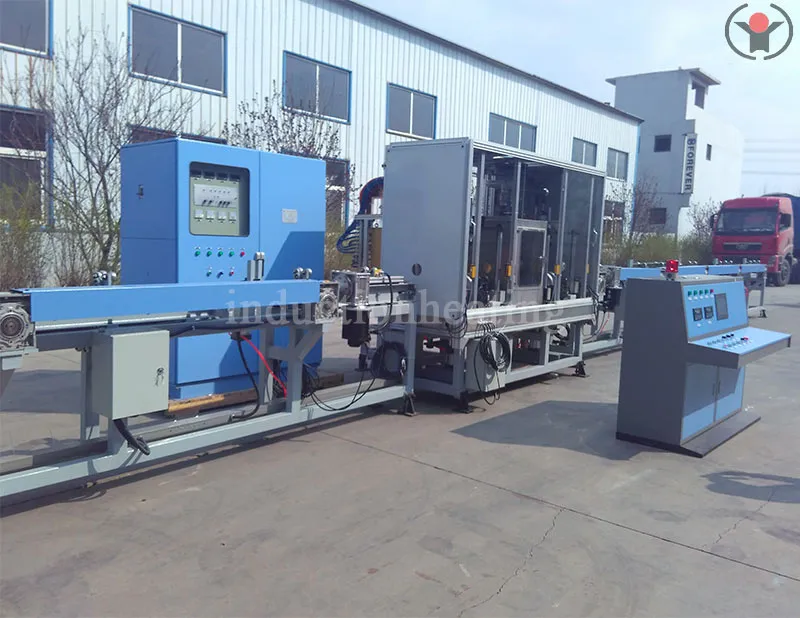 Induction heating quenching furnace for steel bars