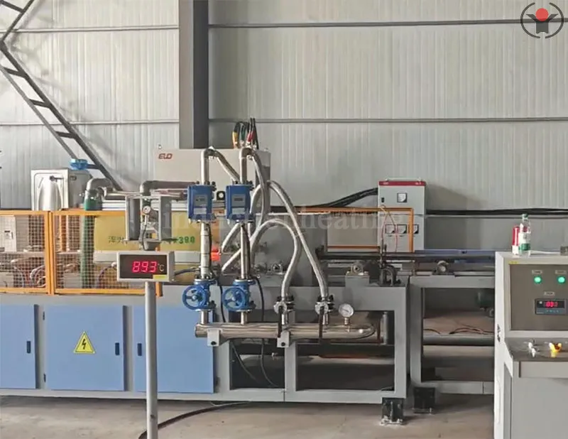 Induction heat treatment production line