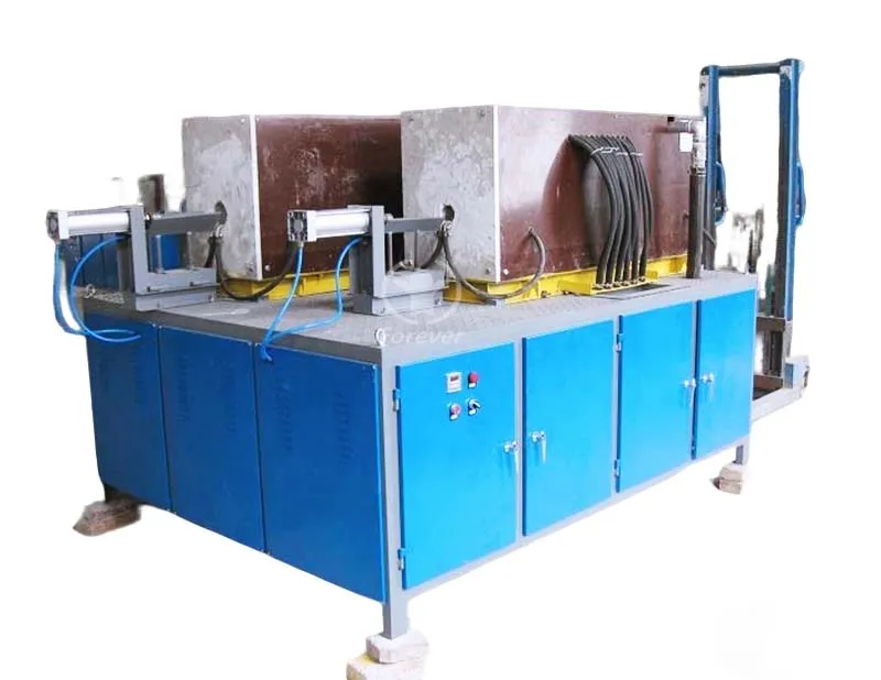 Intermediate frequency titanium nickel alloy induction heating hot rolling furnace
