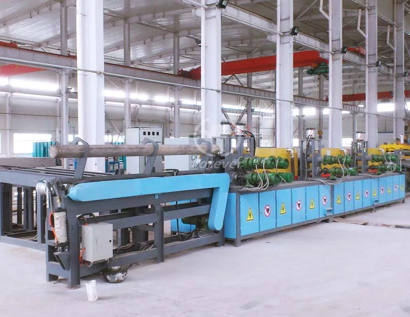 Threaded steel bar heating equipment