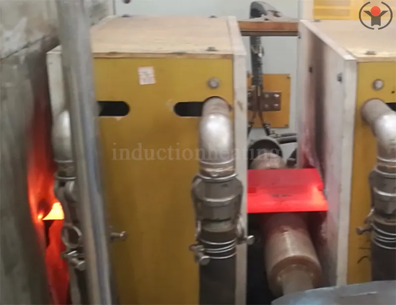 Plate quenching heat treatment production line