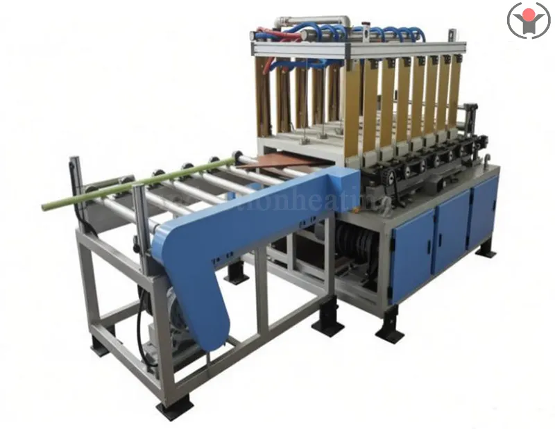 Steel plate quenching heat treatment production line