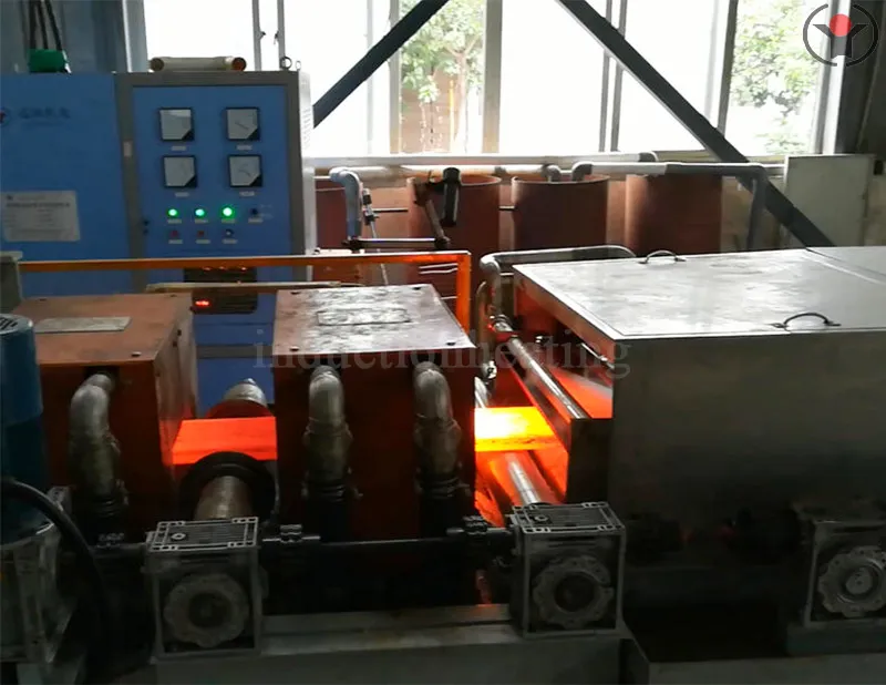 Steel plate quenching heat treatment production line