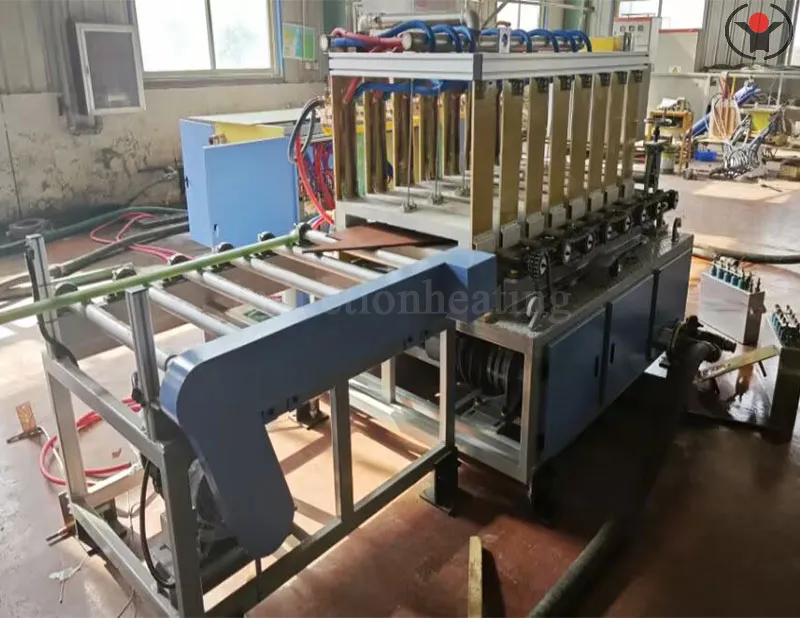 Steel plate quenching heat treatment production line