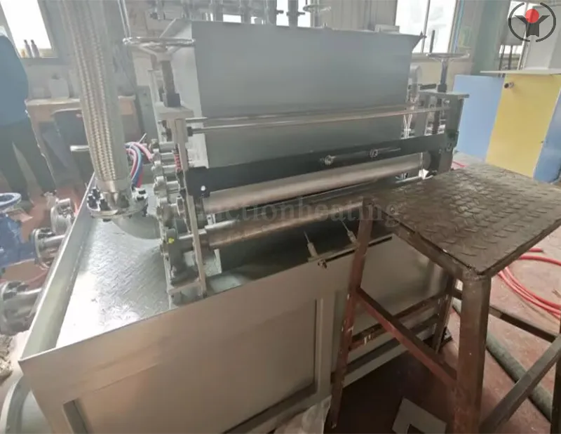 Bulldozer blade quenching production line