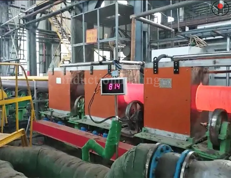 Steel pipe quenching and tempering heat treatment system