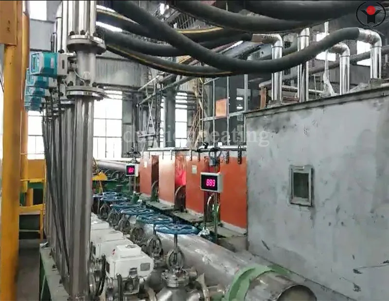 Pipeline specific induction heating equipment