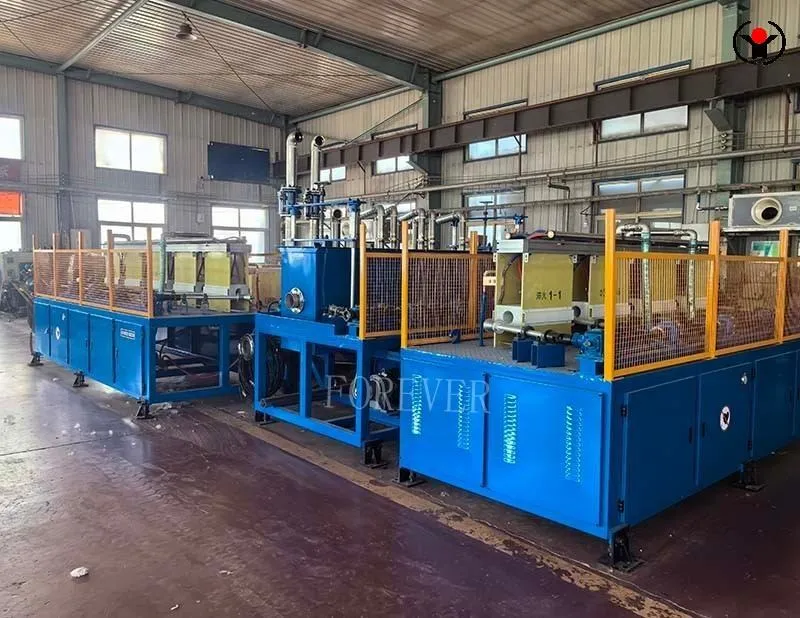 Titanium rod  induction heat treatment line 