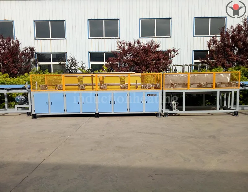 Rod induction heat treatment machine