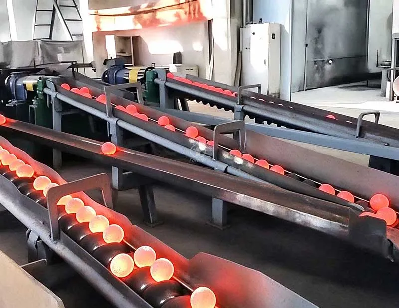 Steel Ball Production Line | Full Automatic Hot Rolling & Heat Treatment System